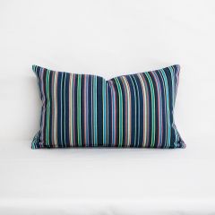 Indoor/Outdoor Sunbrella Cultivate Breeze - 20x12 Vertical Stripes Throw Pillow