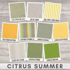 Sunbrella Sample Pack - Citrus Summer