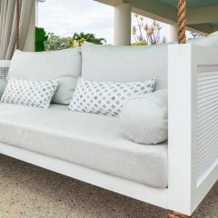 Twin Size Sunbrella Porch Swing Bed Cushion Cover Bundle (75x39)