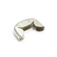 Patio Lane Cotton Webbing Tip 1" Flat Nickel-Plated Steel #1