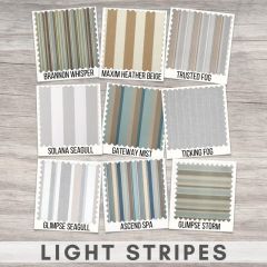 Sunbrella Sample Pack - Light Stripes