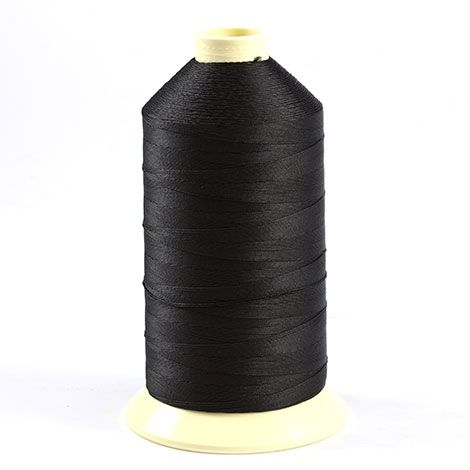 Coats Ultra Dee Polyester Thread Soft Non Bonded Gral Anti-Static Finish  Size 138 (#12) Black (1 Ea is 16oz)