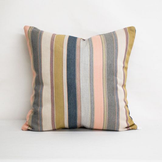 Buy Indoor/Outdoor Sunbrella Level Sunset - 20x20 Vertical Stripes Throw  Pillow