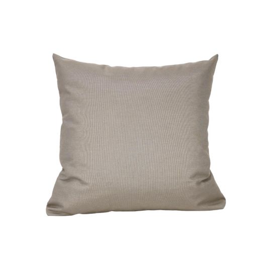 Buy Outdoor Sunbrella RAIN Canvas Taupe Waterproof Fabric Throw Pillow