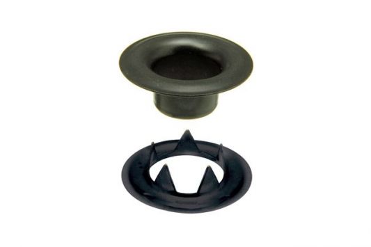 Buy DOT® Sheet Metal Grommet with Tooth Washer #3 Government Black Brass  7/16 1-gross (144)