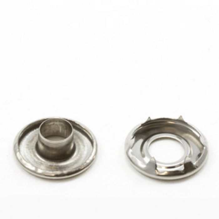 Buy DOT Self-Piercing Rolled Rim Grommet with Spur Washer #1 Stainless ...